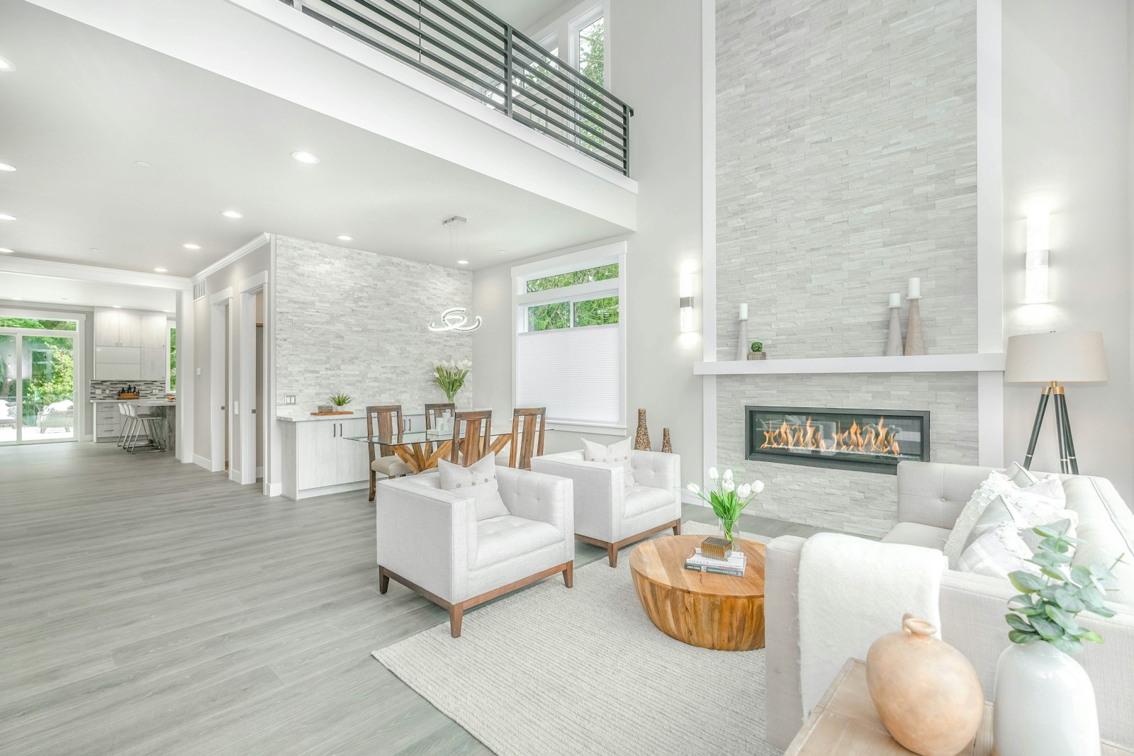 Modern home with solar